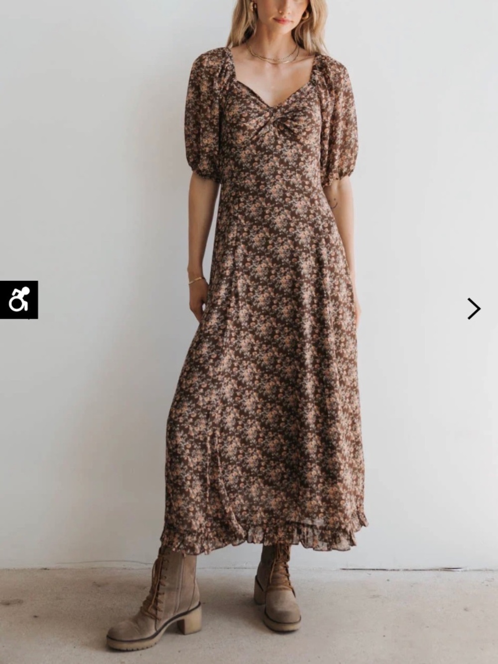 Böhme Jordana Floral Maxi Dress - Small